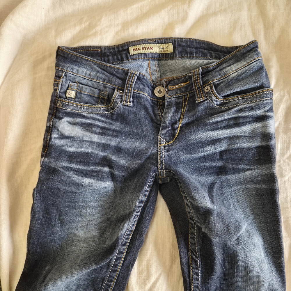 Big Star Women's Faded Blue Boot Cut Jeans